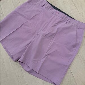 Swannies Men's Size 36 Lavender Flat Front Shorts with 8” inseam